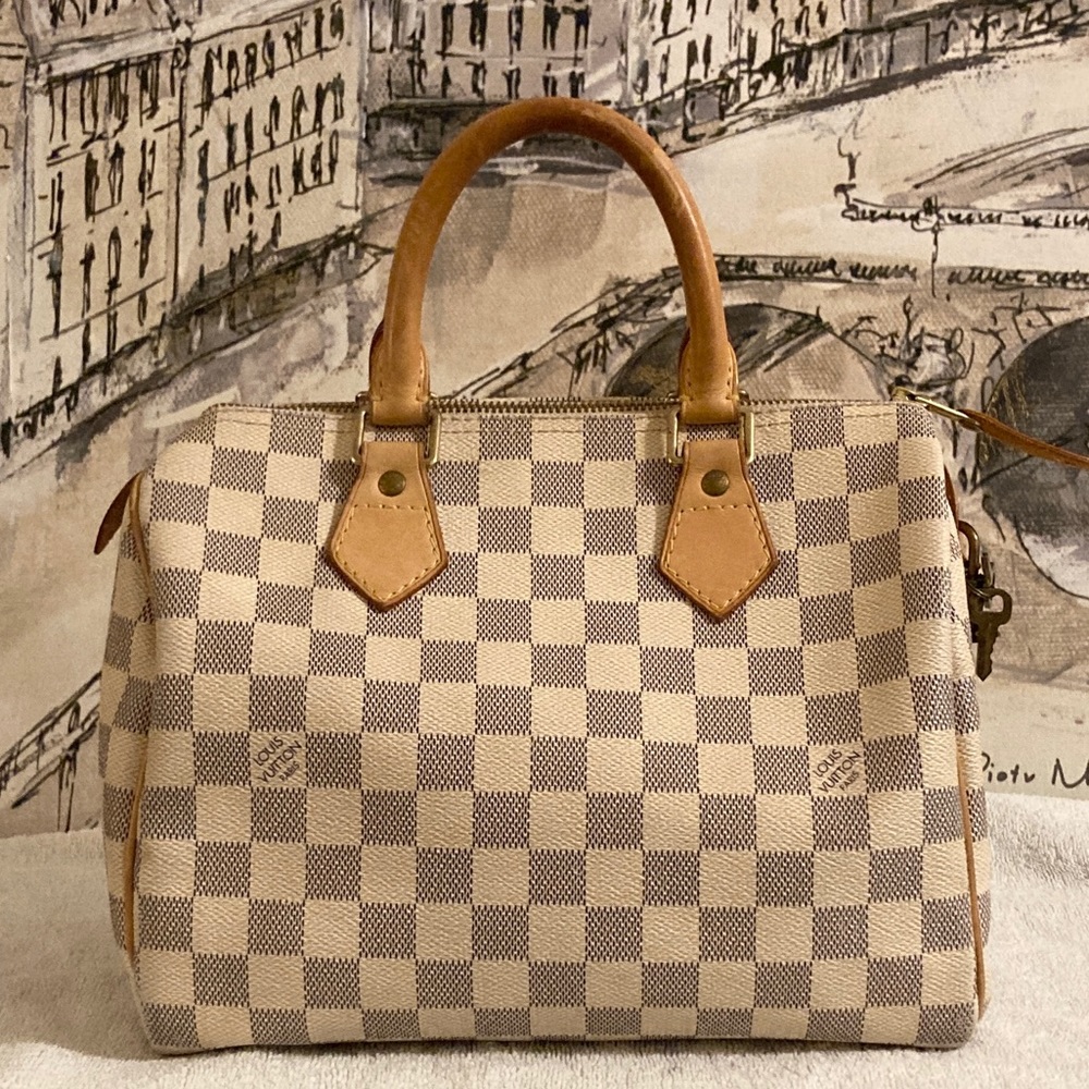 ✨Authentic✨ Louis Vuitton Speedy 25 in Damier Azur